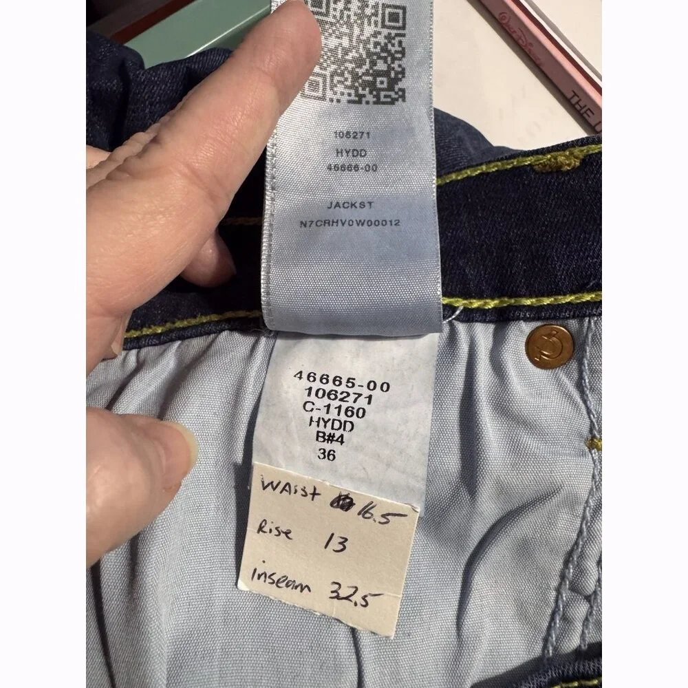 True Religion World Tour Men’s Jack Super Skinny Jean Sz 33x32 Distressed
